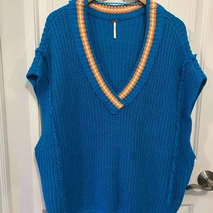 Oversized Free People sweater vest